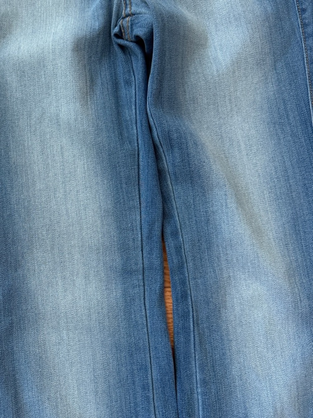 Vibrant Faded Blue High-Rise Flare Jeans - Picture 3 of 4